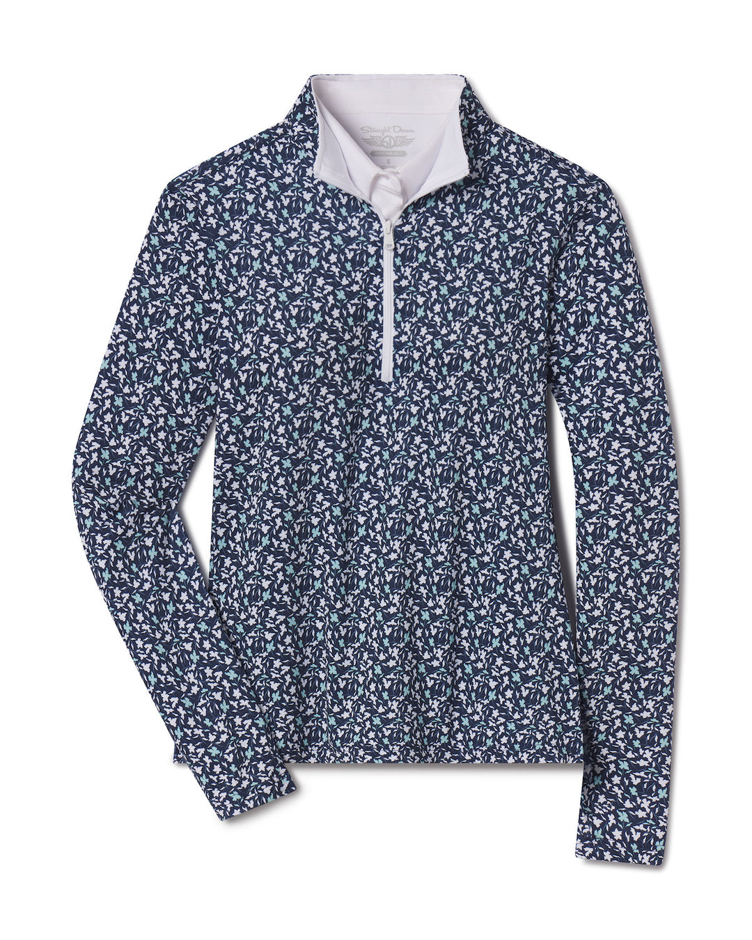 Flores Quarter Zip - New Indigo