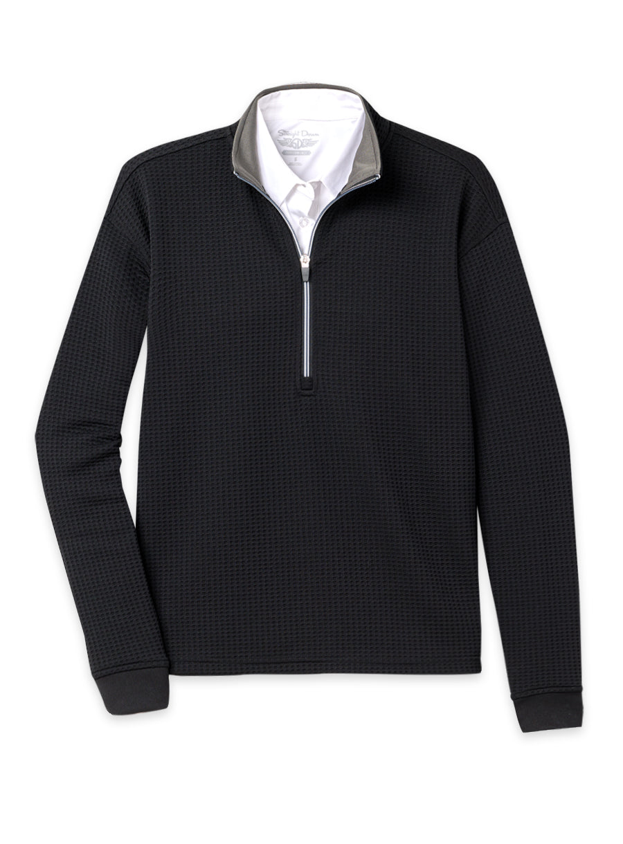 Opal Half Zip - Black