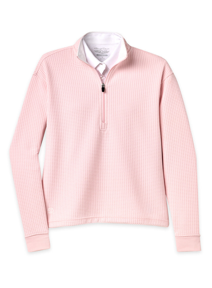 Opal Half Zip - Soft Pink