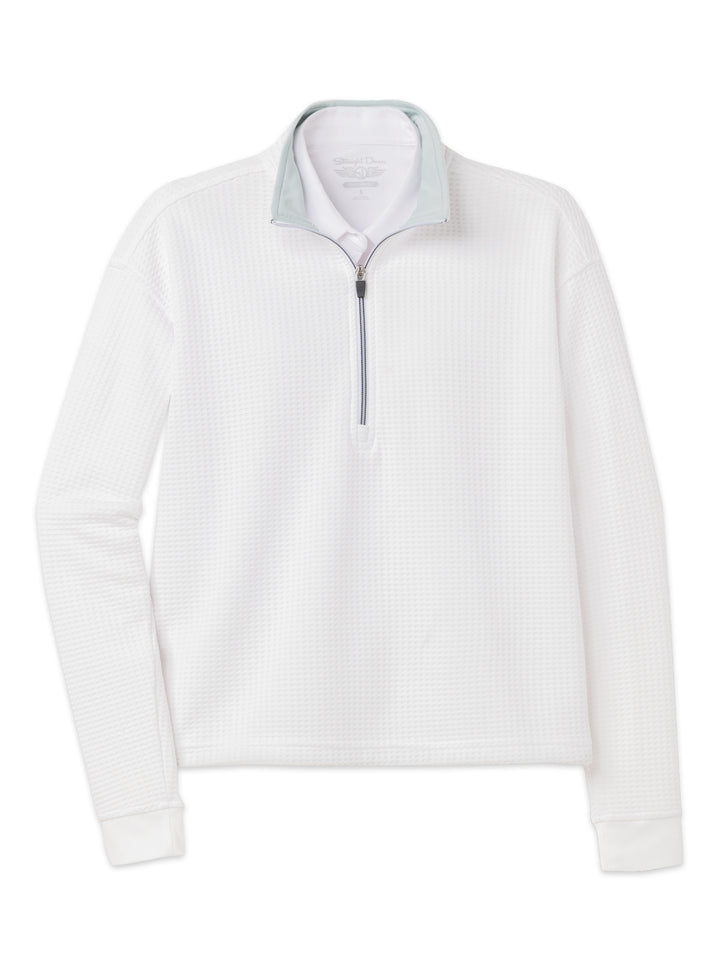 Opal Half Zip - White