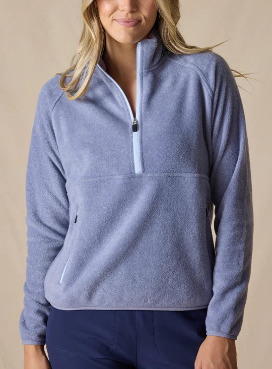 Cerro Quarter Zip - Bluestone