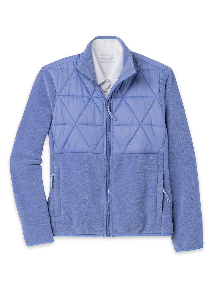 Laurel Hybrid Fleece Jacket - Blueberry