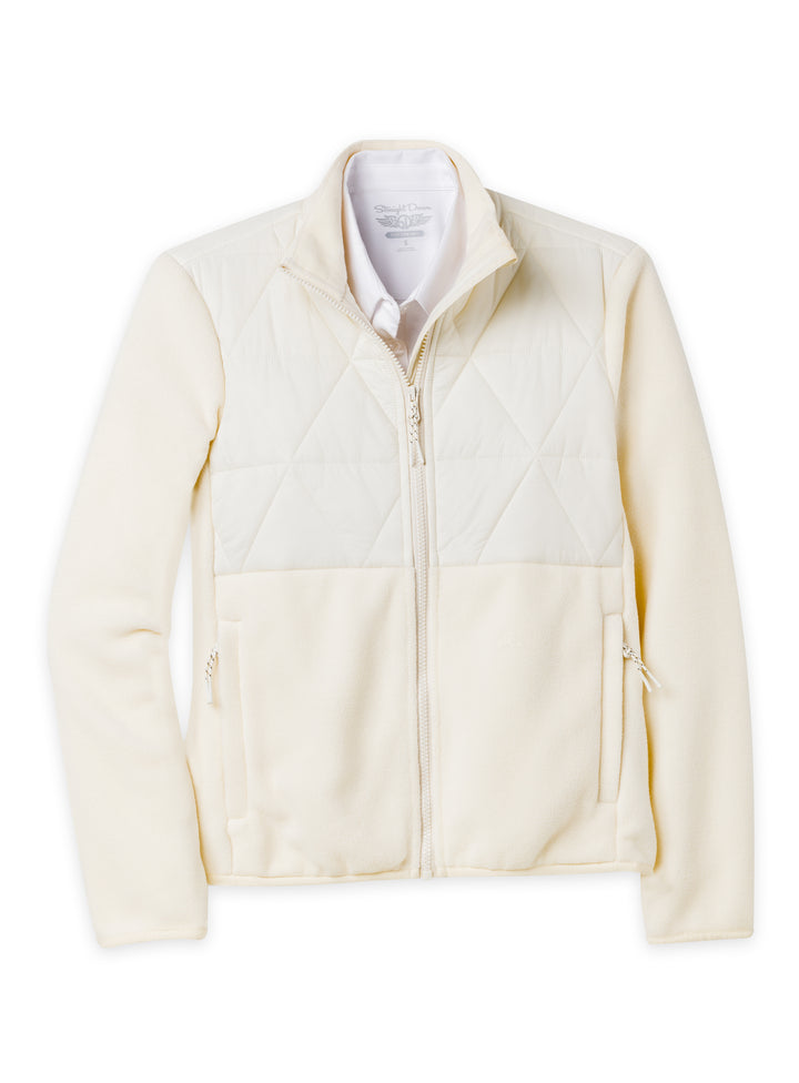 Laurel Hybrid Fleece Jacket - Cream