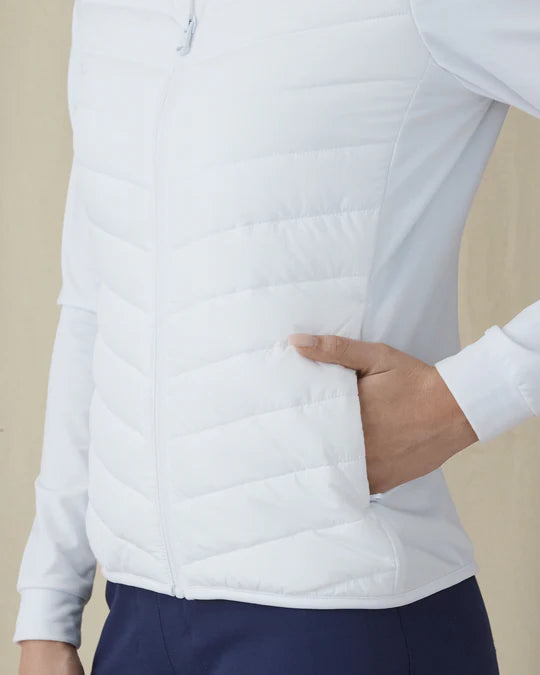 Ida Hybrid Jacket - White