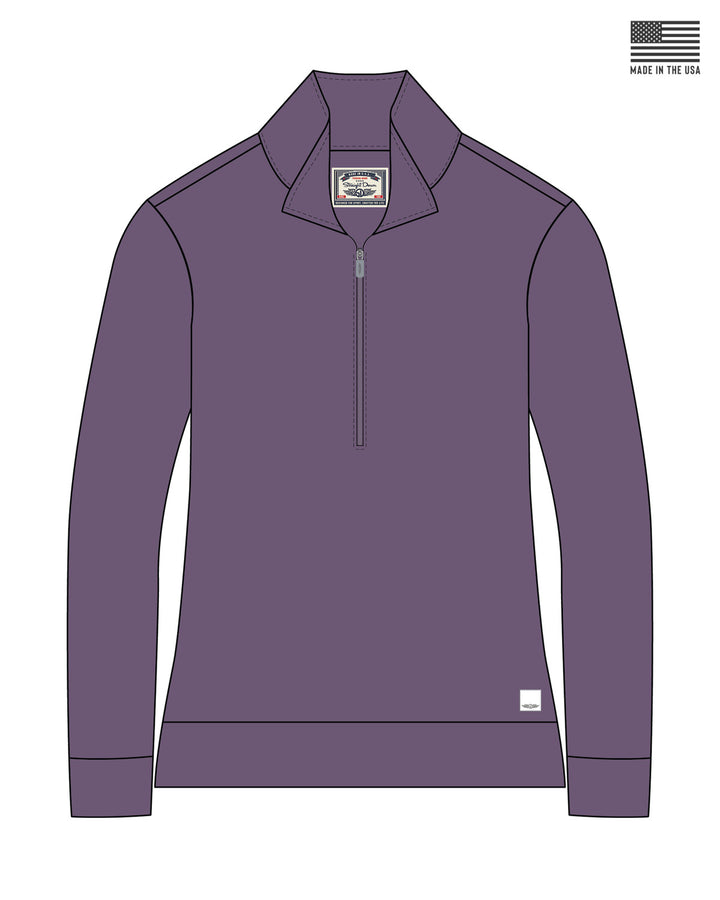 Hills Quarter Zip - Grape