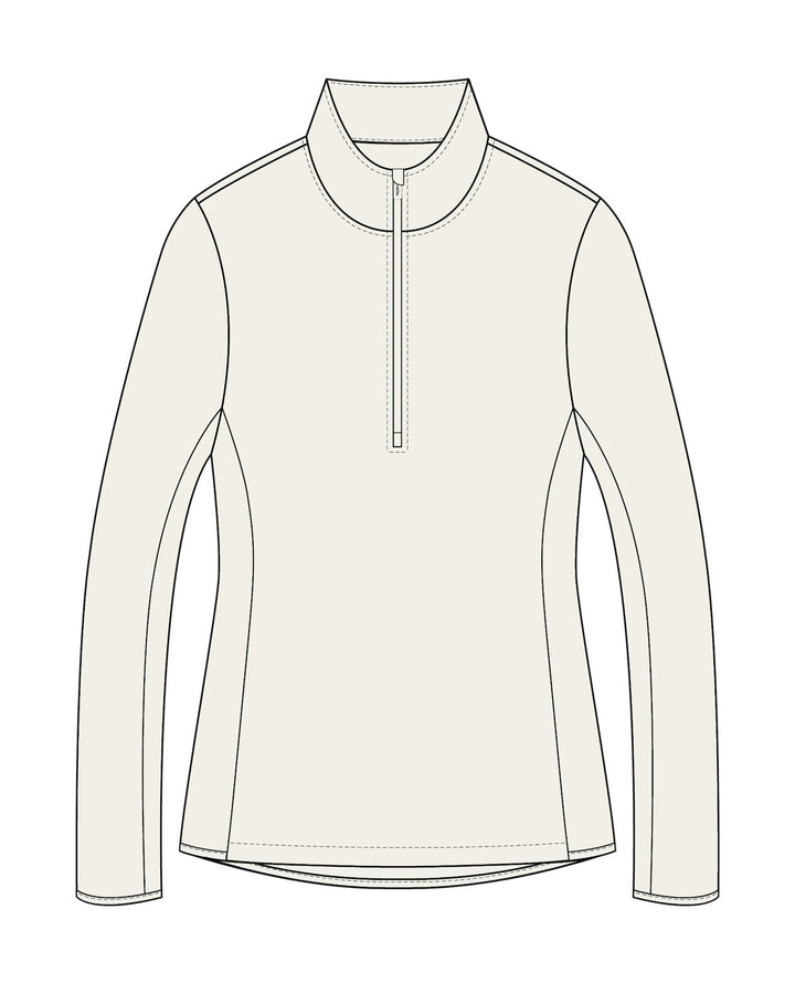 Lorna Half Zip - Coconut