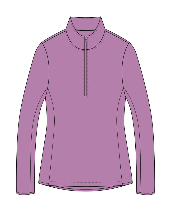 Lorna Half Zip - Fuchsia