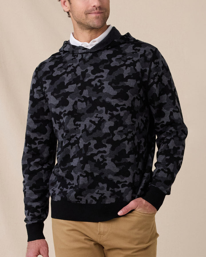 Crenshaw Reversible Sweater Hoodie - Charcoal