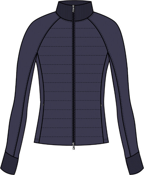 Aries Full Zip Hybrid Jacket - Maltese Blue