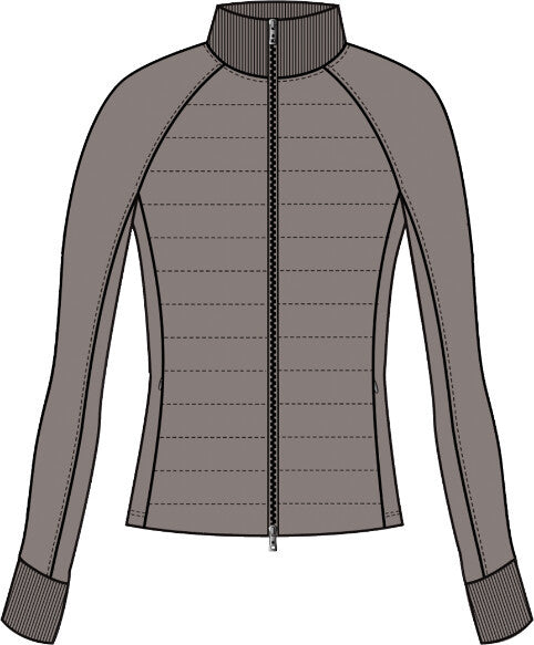 Aries Full Zip Hybrid Jacket - Clay