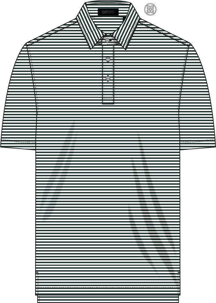 All Play Stripe Polo - Pine