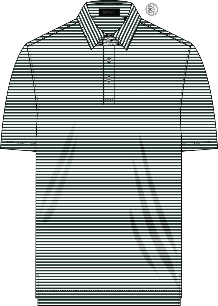 All Play Stripe Polo - Pine