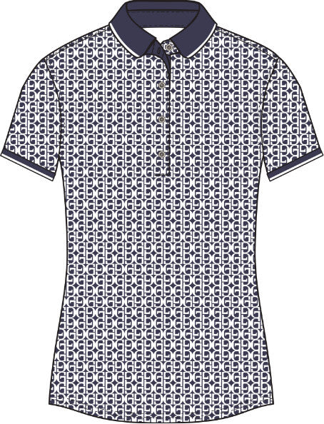 Patton Scarlett Polo - Maltese Blue