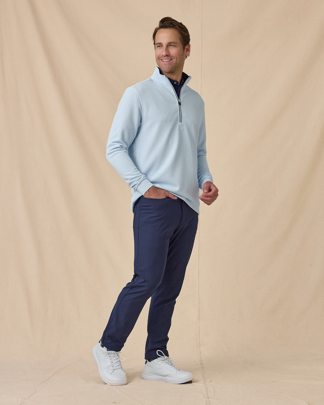 Optic Quarter Zip - Nantucket