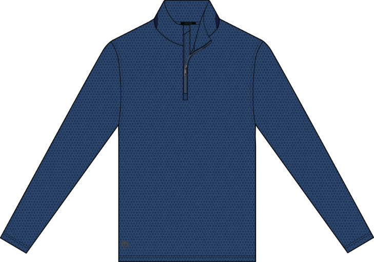 Troy Quarter Zip - Steel