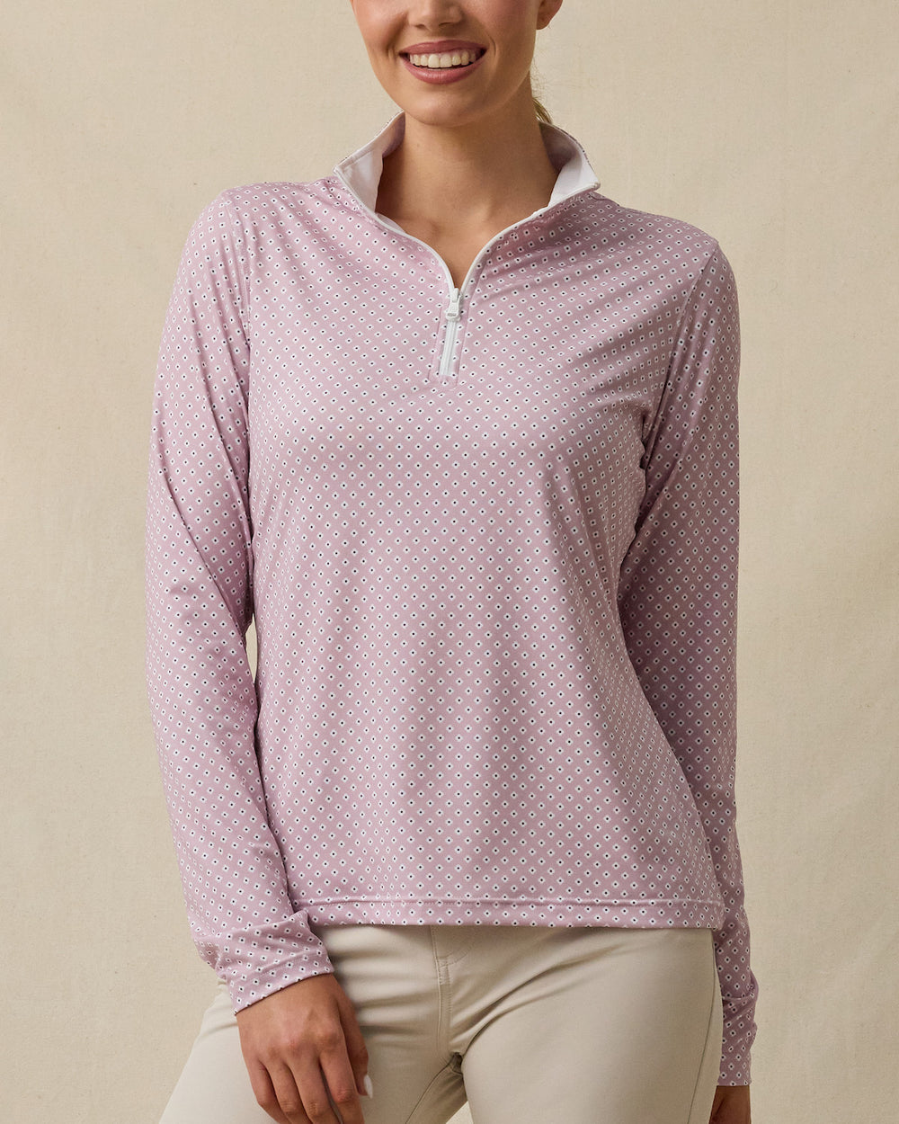 Empress Quarter Zip - Pink Dawn