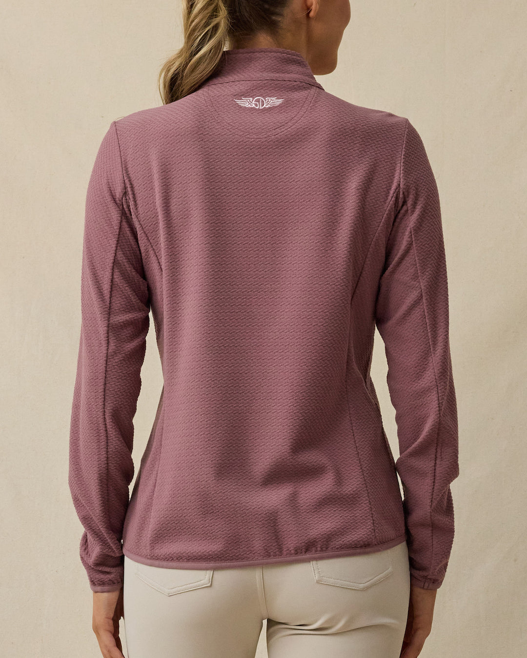 Lorna Half Zip - Oxblood