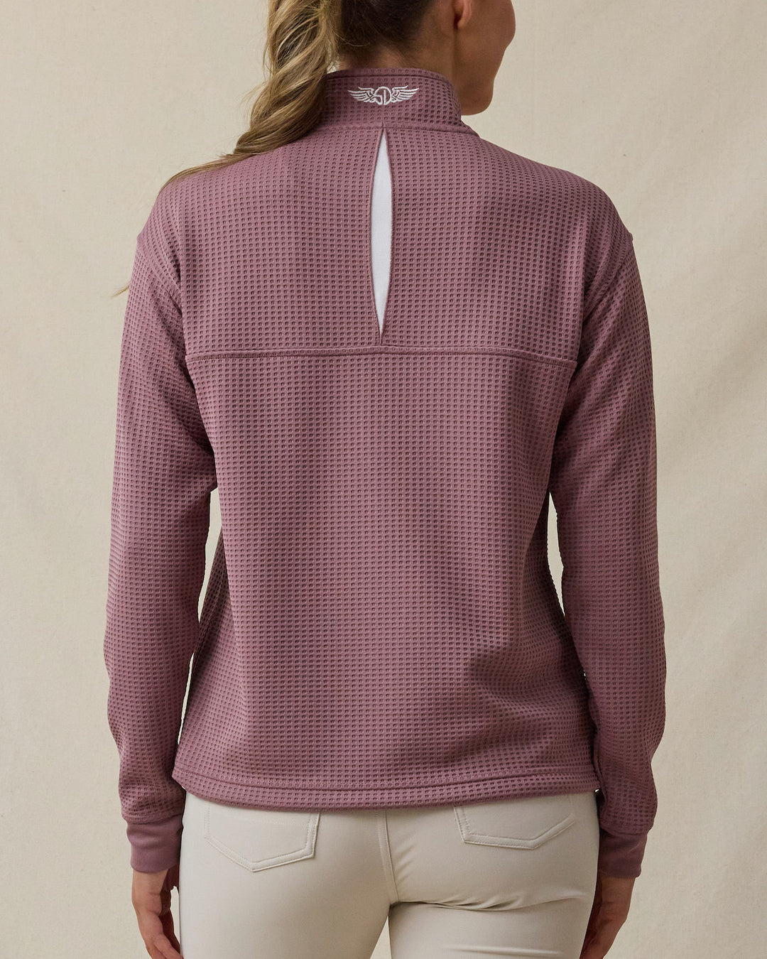 Opal Half Zip - Oxblood