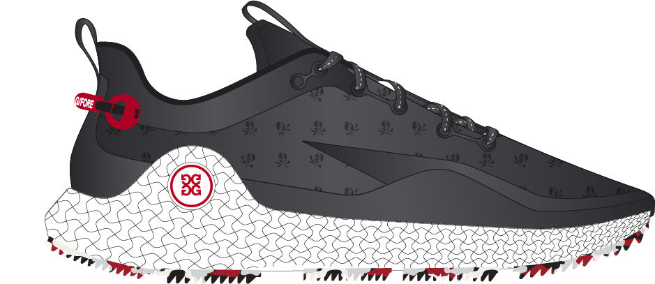 MG4+ O2 SKULL &amp; TEES GOLF SHOE - Onyx