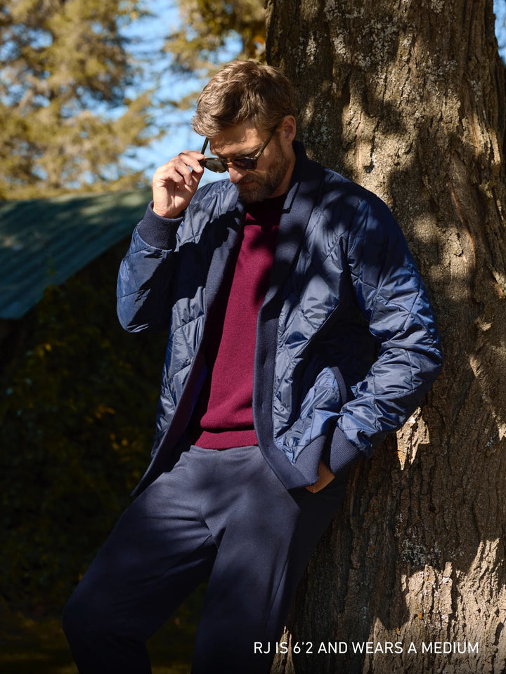 Yukon X Lite Shawl Cardigan - Maltese Blue