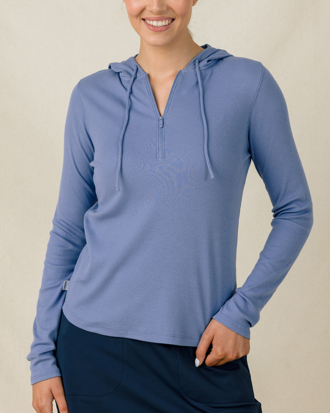 Thyme Quarter Zip Hoodie - Tidal
