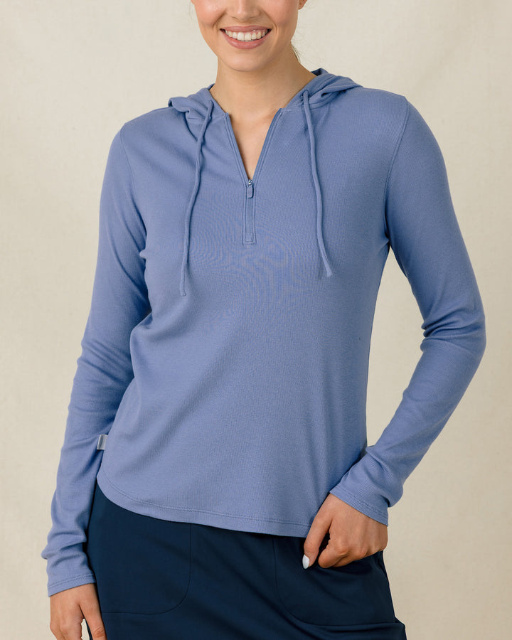 Thyme Quarter Zip Hoodie - Tidal