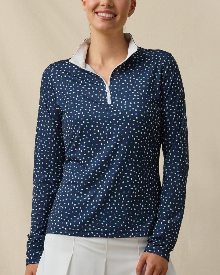 Sprinkles Quarter Zip - New Indigo