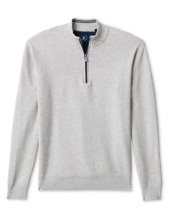 Plaited Quarter Zip - Seal