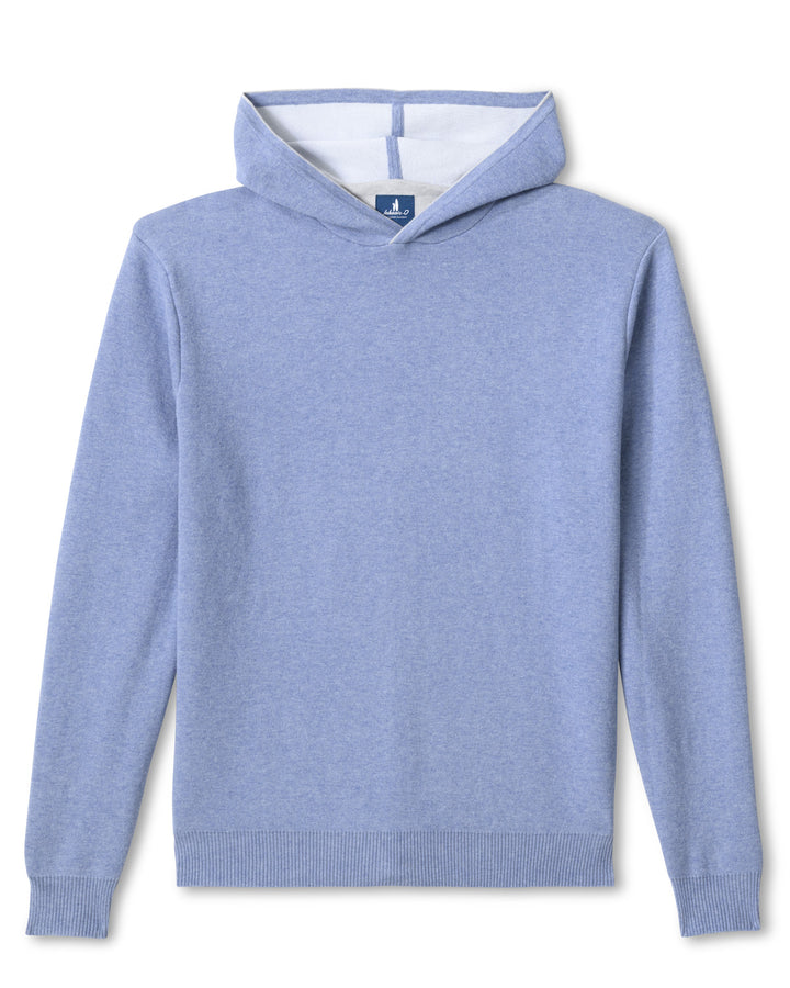 Plaited Hoodie - Denim Blue