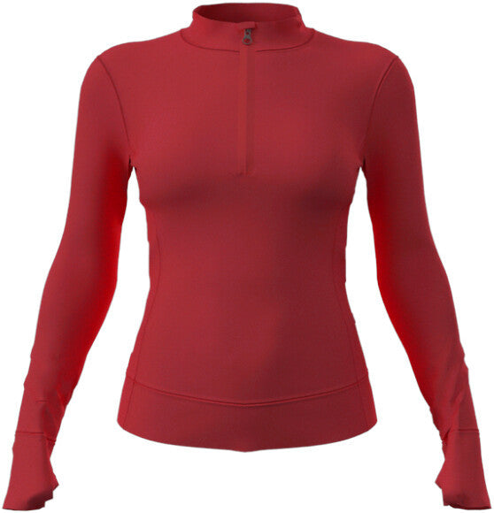 Halley II Quarter Zip - Cherry