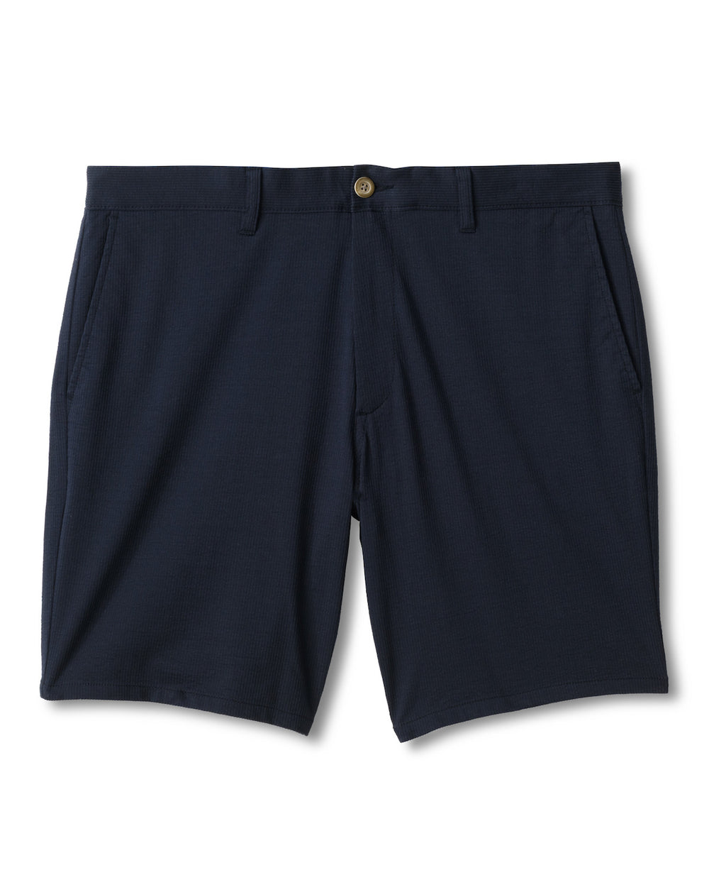 Stretch Seersucker - Navy
