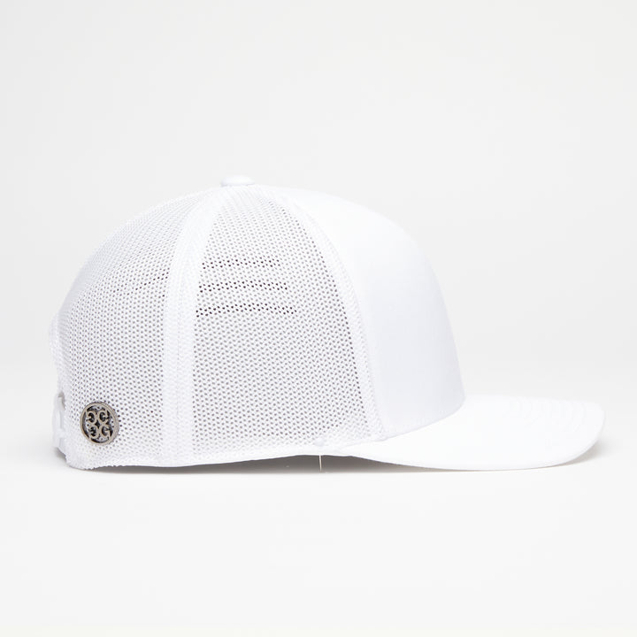 Quick Turn Cotton Twill Trucker Hat - Snow