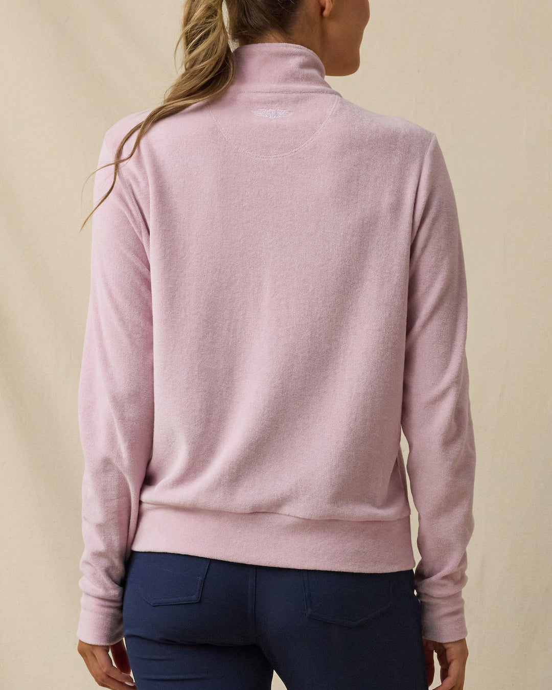Collette Quarter Zip - Pink Dawn