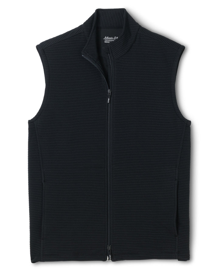 Channel Stretch Vest - Black