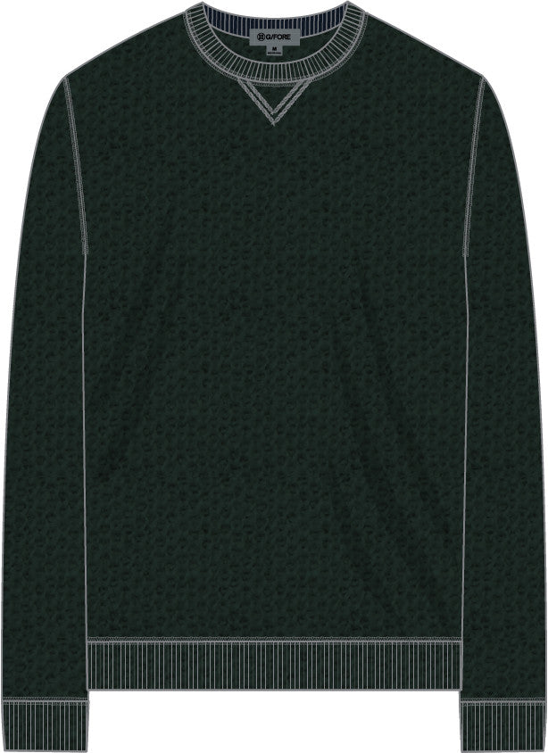 The Club Merino Wool Crewneck Sweater - Pine
