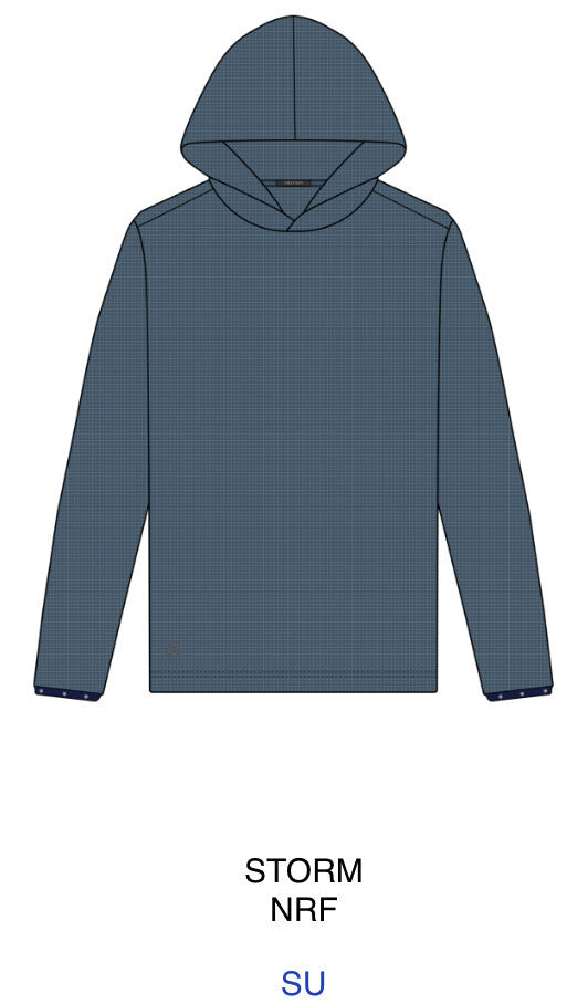 Traverse Waffle Hoodie - Storm