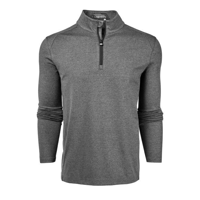 Rhinebeck Quarter Zip - Dark Grey Heather