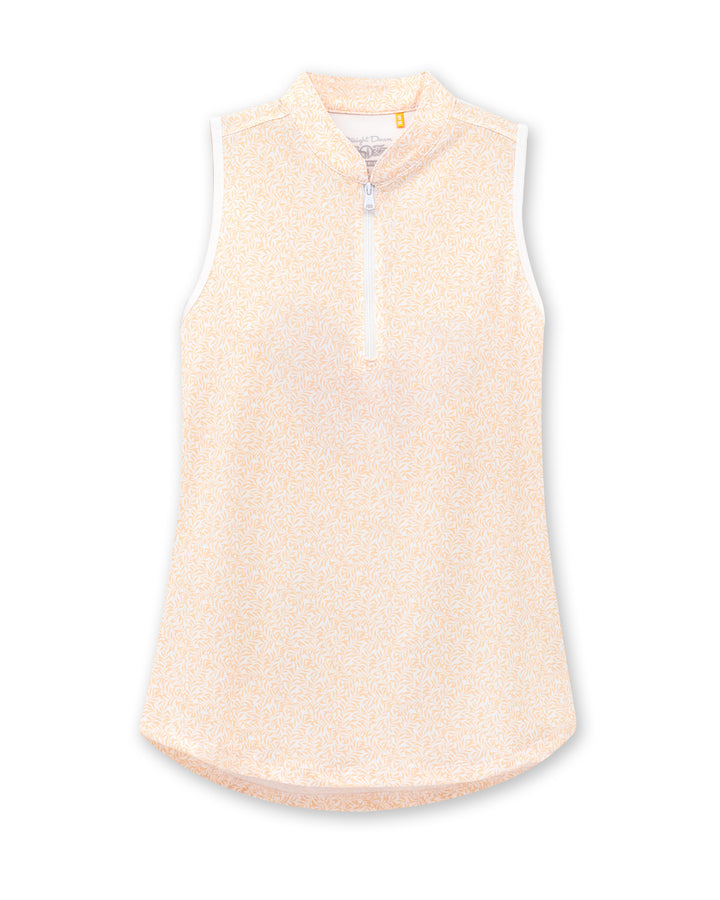 Orchard Sleeveless Polo - Bellini