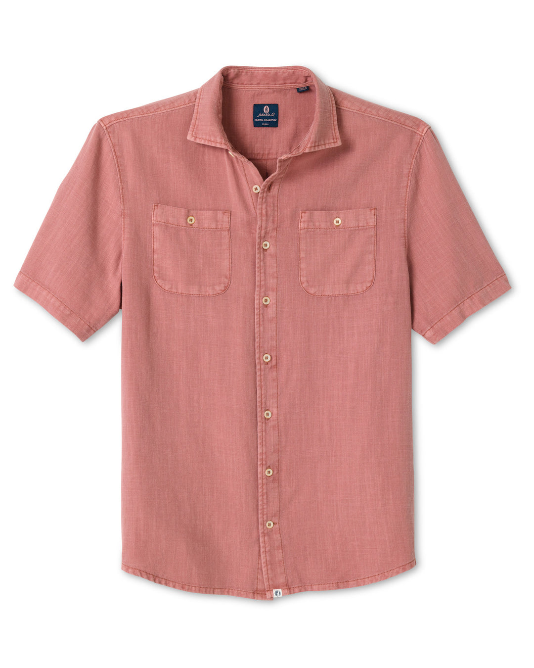 Garment Dyed Slub - Ash Rose