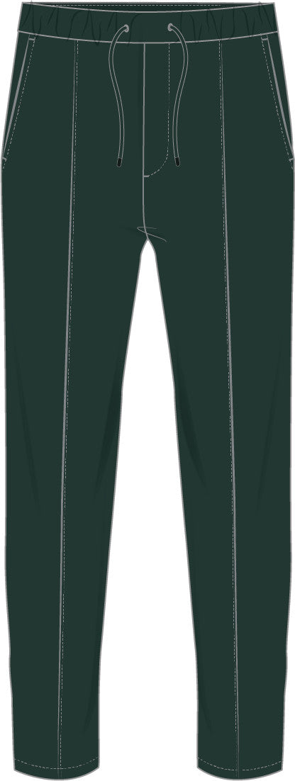 Cotton Blend Scuba Pant - Pine