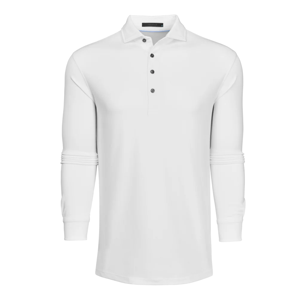 Omaha Long Sleeve Polo - Arctic