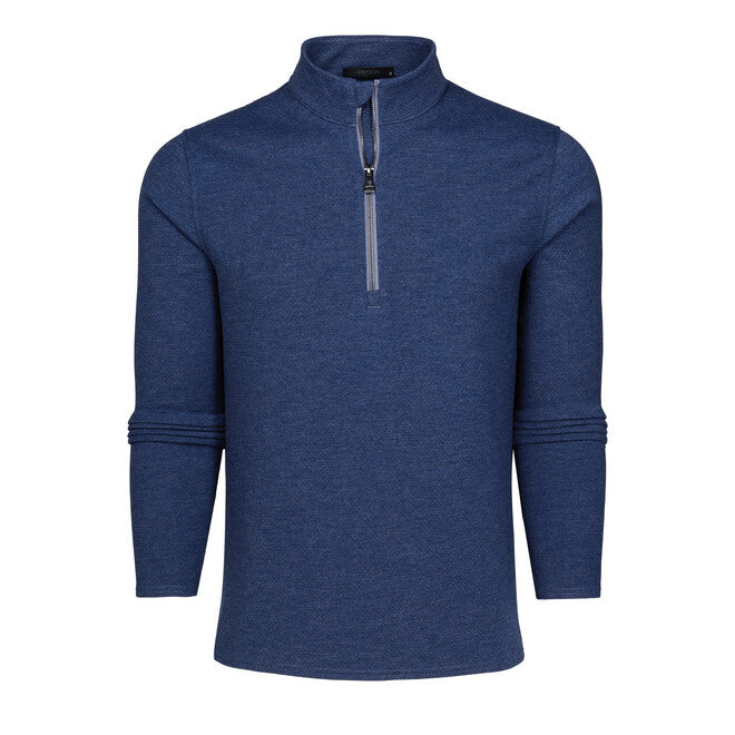 Troy Quarter Zip - Midnight Falcon