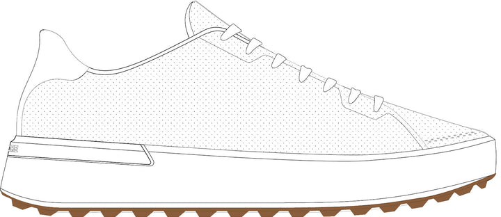 G.112 Perforated Golf Shoe - Snow