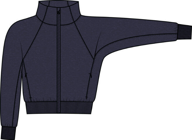 Ojai Full Zip - Midnight Maltese