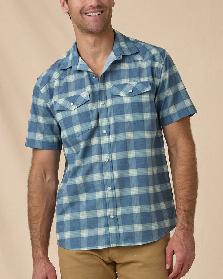 Jasper Woven Shirt - Moonlight