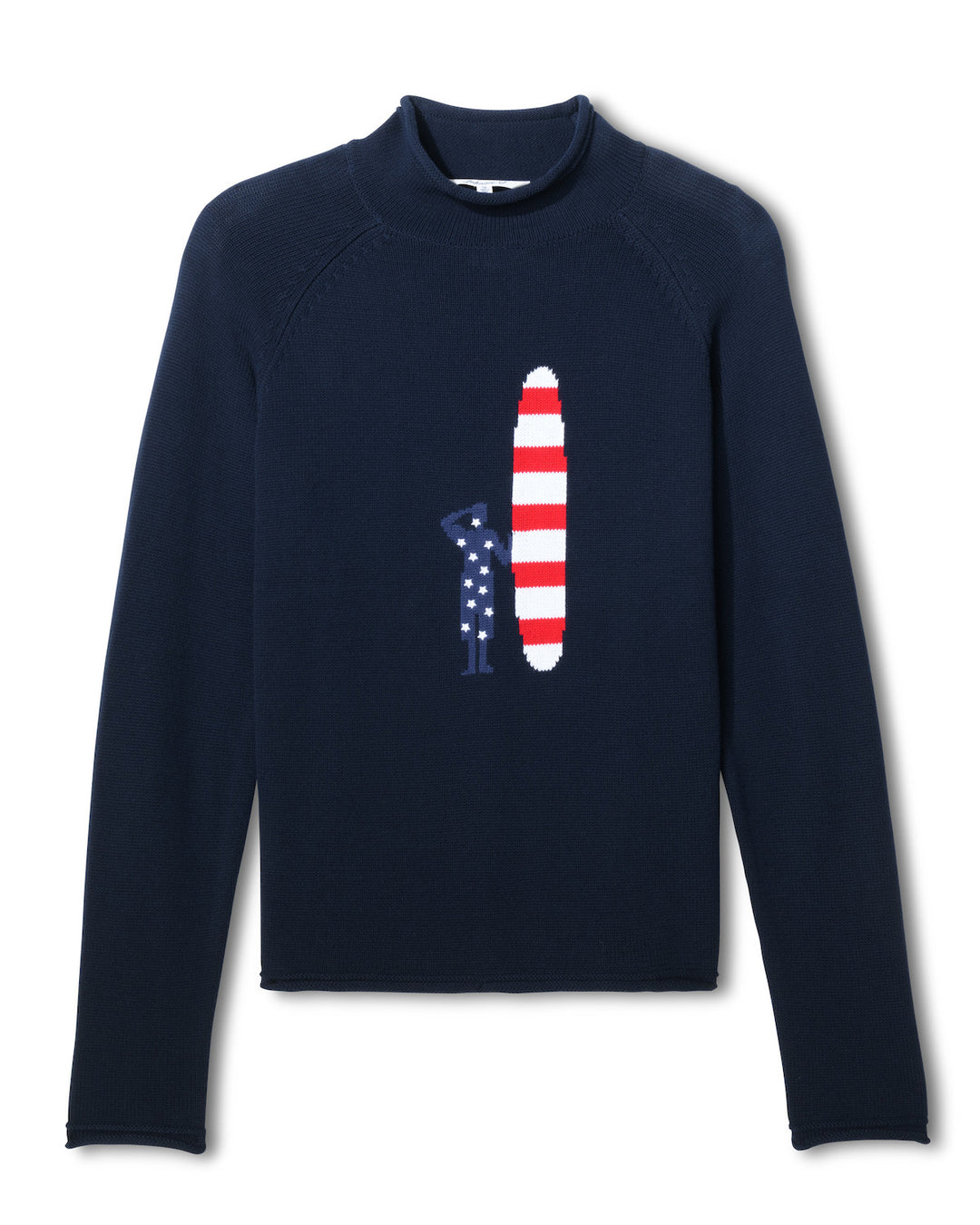 Jo Americana Roll Neck - Navy