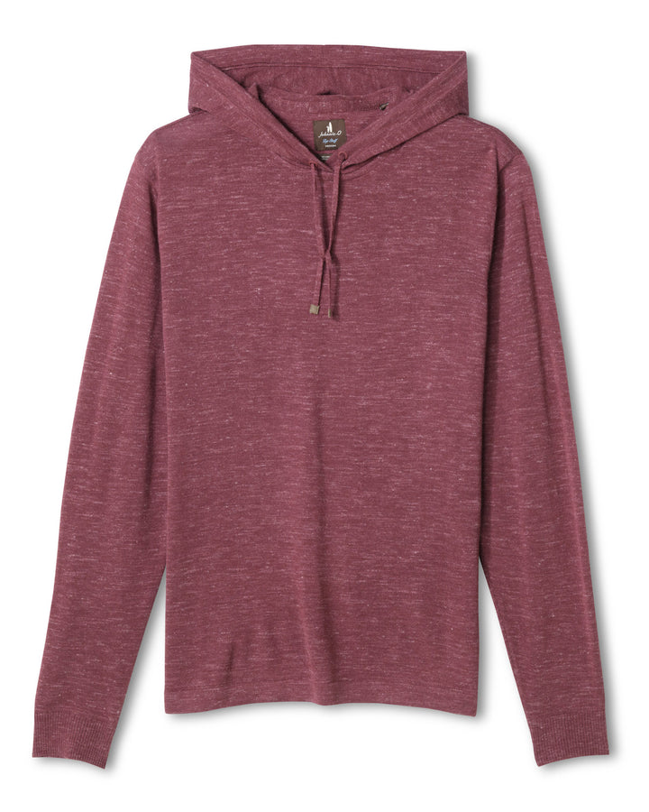 Merino Blend Hoodie - Port