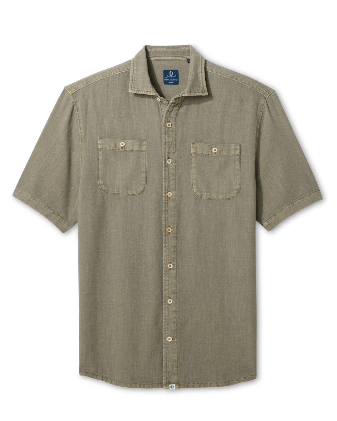 Garment Dyed Slub - Rifle Green