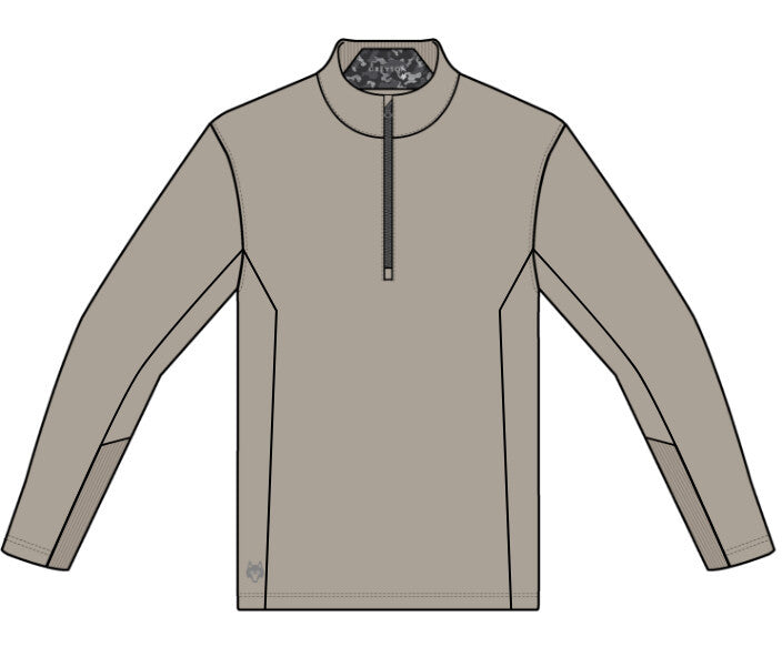 Sequoia Quarter Zip - Cobblestone